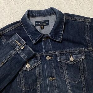 Lucky Brand The Tomboy Trucker Denim Jacket